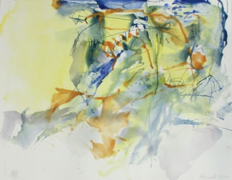 o.Titel - Aquarell auf Papier, 70 x 50 cm