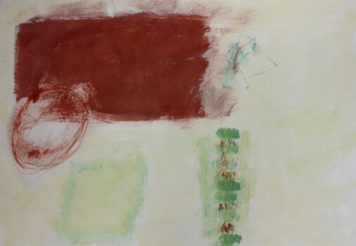 o. Titel, Acryl auf Papier, 70 x 50 cm