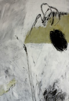 o.Titel, Mischtechnik auf Papier, 70 x 50 cm