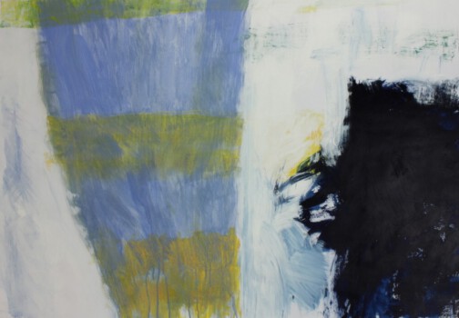 o.Titel, Mischtechnik auf Papier, 100 x 70 cm