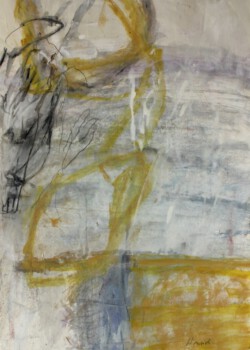 o.Titel, Mischtechnik auf Papier, 100 x 70 cm