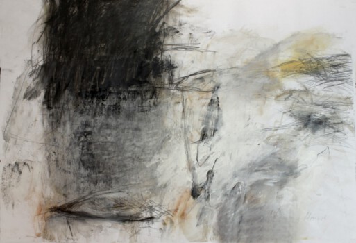 o.Titel, Mischtechnik auf Papier, 100 x 70 cm