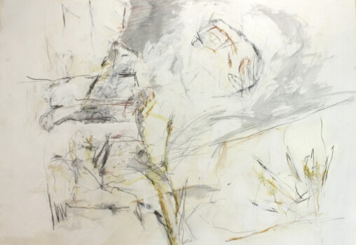 o.Titel,Mischtechnik auf Papier, 100 x 70 cm