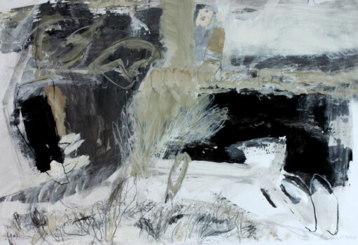 o.Titel, Mischtechnik auf Papier, 100 x 70 cm