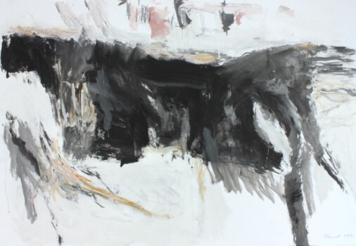 o.Titel, Mischtechnik auf Papier, 100 x 70 cm