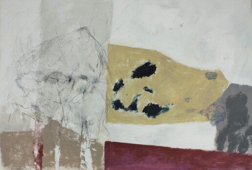 o.Titel, Mischtechnik auf Papier, 100 x 70 cm