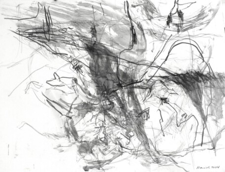 o.Titel, Grafit auf Papier, 70 x 50 cm