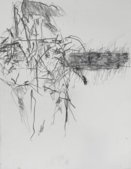 o. Titel, Grafit auf Papier, 70 x 50 cm