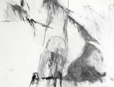 o. Titel, Grafit auf Papier, 80 x 60 cm