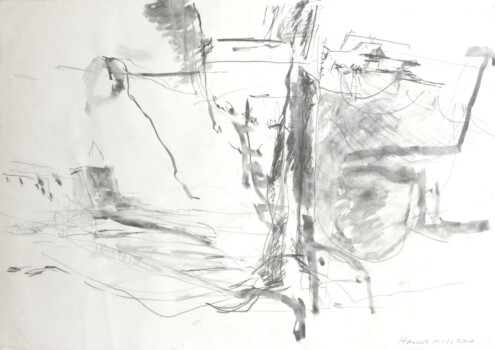o.Titel, Grafit auf Papier, 80 x 60 cm