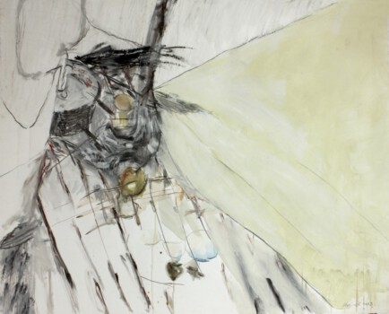 o.Titel, Mischtechnik auf Papier, 150 x 130 cm