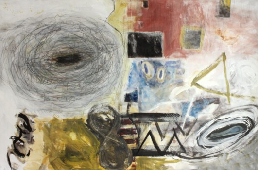 o.Titel- Mischtechn. auf Pappe 100 x 160