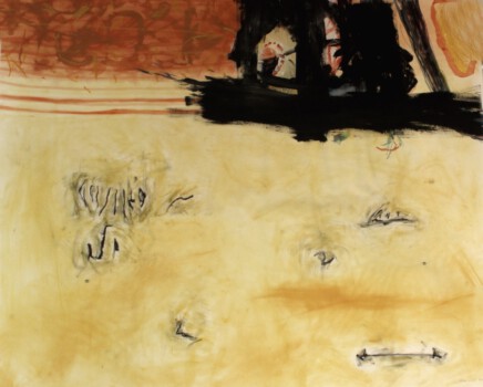o.Titel, Mischtechnik auf Papier, 150 x 130 cm