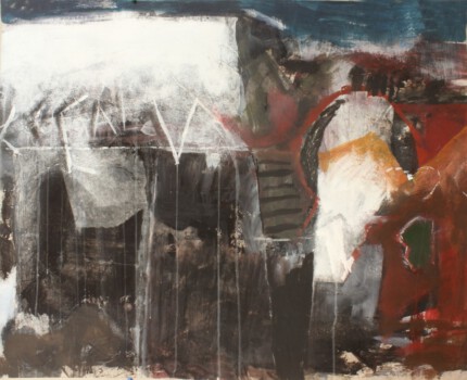 Verkündigung - Acryl auf Pappe 80 x 100