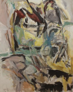 Sommersende - Acryl auf Pappe 100 x 80 cm