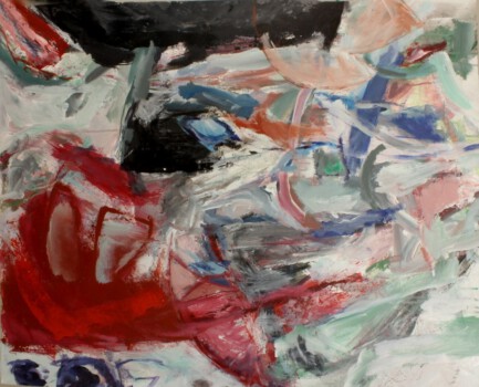 Wann endet dieser Tag - Acryl auf Pappe 80 x 100 cm