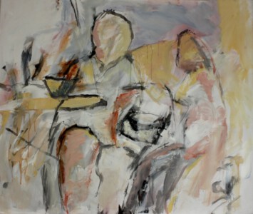 o.Titel, Acryl auf Leinwand, 120 x 100 cm