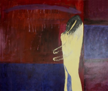 o.Titel, Acryl auf Leinwand, 120 x 100 cm