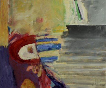 o.Titel. Acryl auf Leinwand, 120 x 100 cm