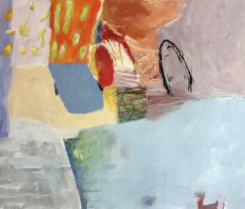 o.Titel, Acryl auf Leinwand, 120 x 100 cm