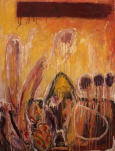 Verkündigung - Acryl auf hartfaser, 160 x 120 cm