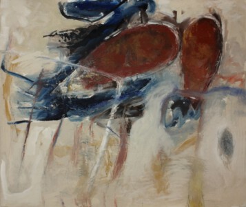 Amphibisch - Acryl auf Leinwand, 140 x 120 cm