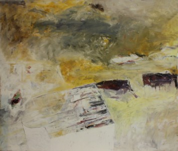 Gräberfeld- Acryl auf Leinwand, 140 x 120 cm