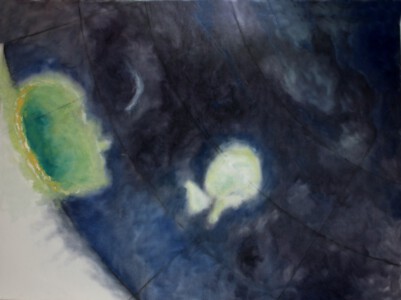 o.Titel, Öl auf Leinwand, 120 x 150 cm