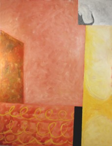 o. Titel, Öl, Grafit auf Leinwand, 120 x 160 cm