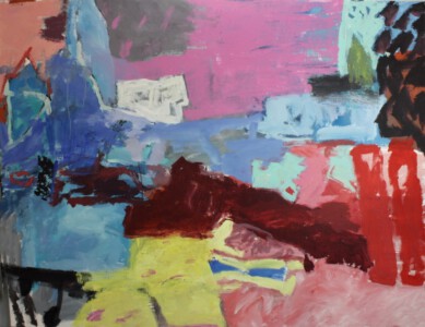o.Titel, Acryl auf Leinwand, 140 x 180 cm
