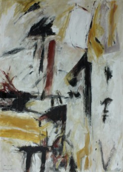 Alle Zeichen sagen es - Disp. auf Pappe ,100 x 80 cm