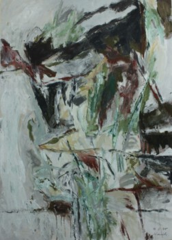 Und doch Grün - Acryl auf Pappe 120 x 90 cm