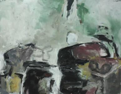 o. Titel - Acryl auf Leinwand, 140 x 120 cm