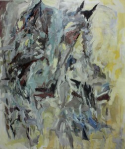Spätnachmittag - Acryl auf Leinwand, 140 x 120 cm