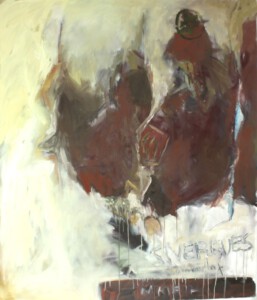 Sivergues - Acryl auf Leinwand, 140 x 120 cm