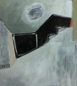 o.Titel, Acryl, Grafit auf Leinwand, 110 x 100 cm