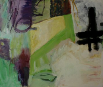 o.Titel - Acryl auf Leinwand, 120 x 100 cm